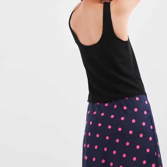 Zara Black Rustic Texture Tank Top - Picture 4 of 5